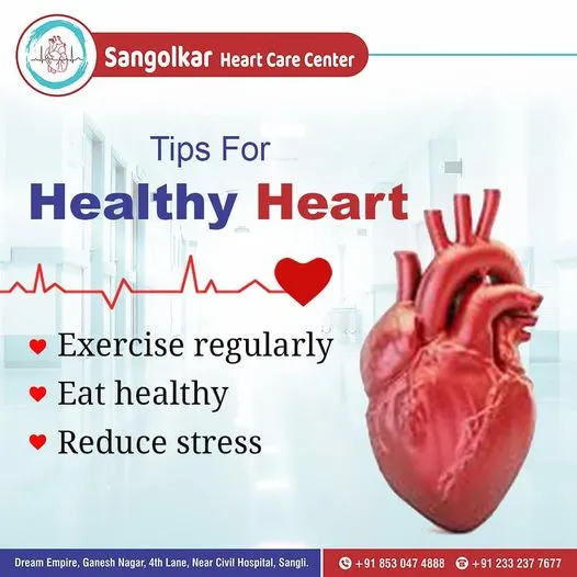 Heart-health awareness poster 10 (Marathi) from Sangolkar Heart Care Center