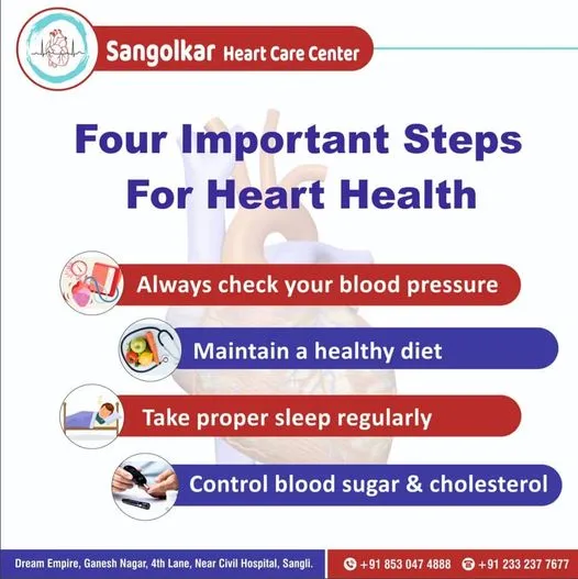 Heart-health awareness poster 13 (Marathi) from Sangolkar Heart Care Center
