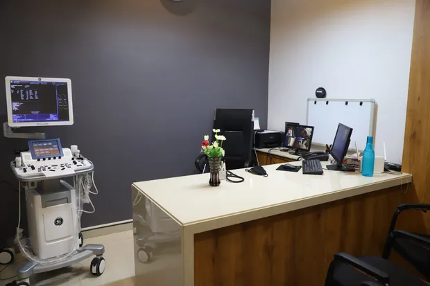 Consultation room at Sangolkar Heart Care Center